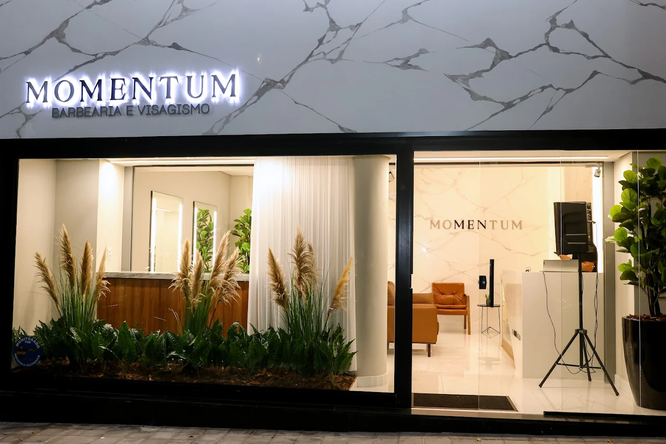Endereço da Barbearia Momentum na Rua Paraíba Savassi BH